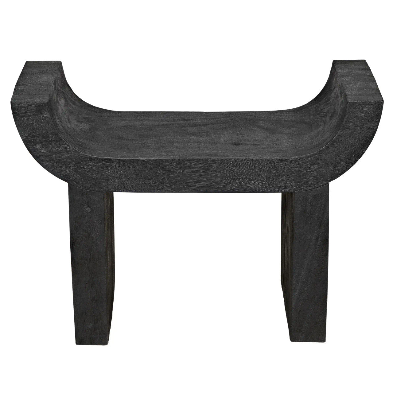 Noir Kazuo Stool in Burnt Black AW-54BB