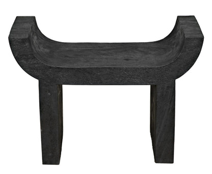 Noir Kazuo Stool in Burnt Black AW-54BB