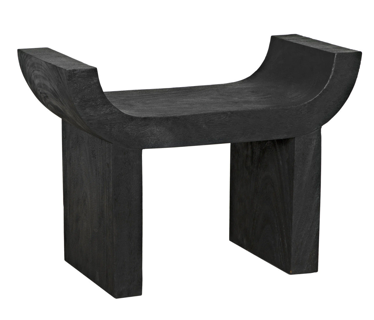 Noir Kazuo Stool in Burnt Black AW-54BB