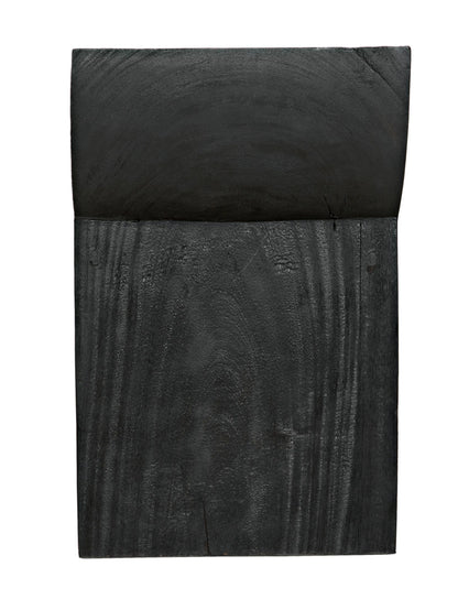 Noir Kazuo Stool in Burnt Black AW-54BB