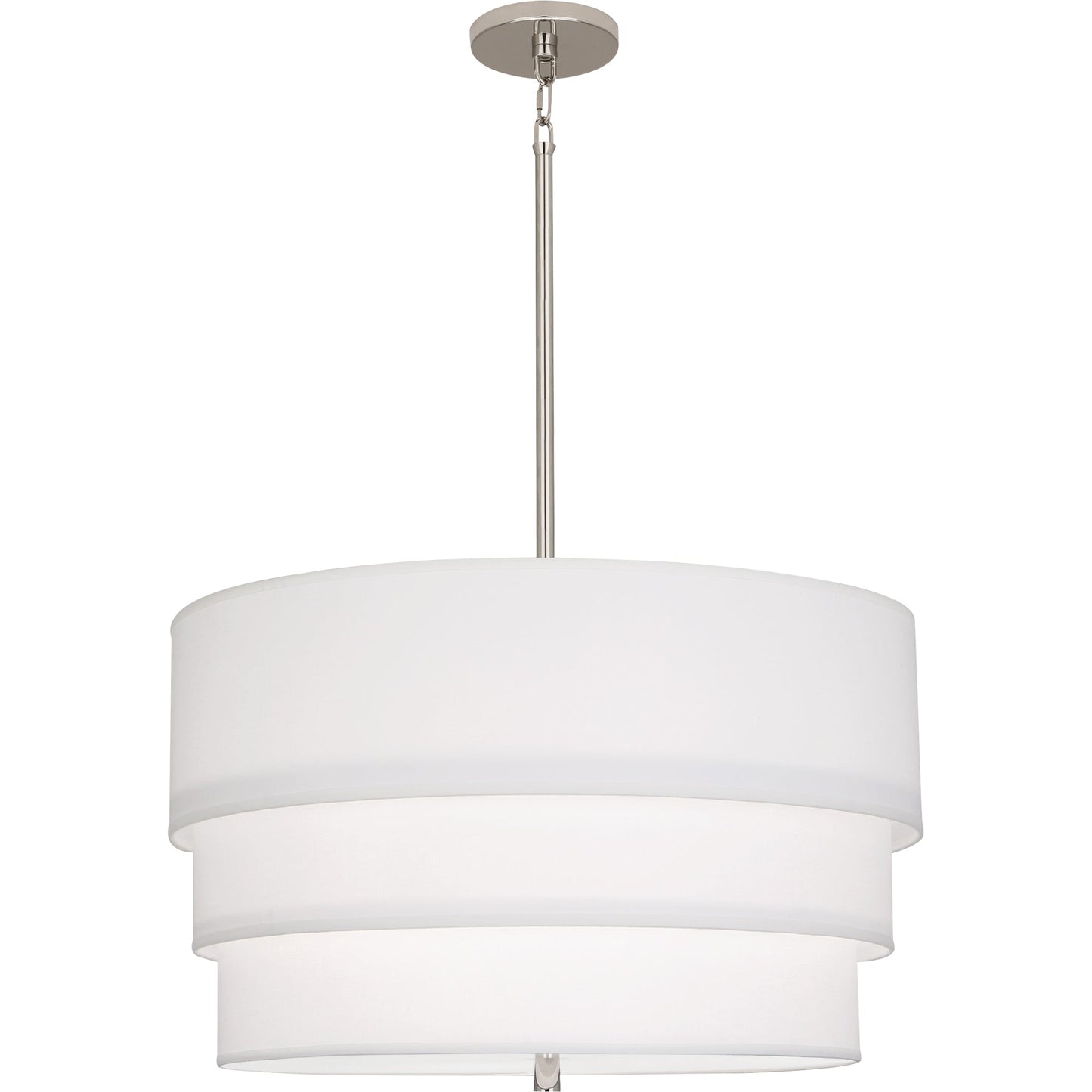 Robert Abbey  Decker Pendant in Polished Nickel Finish AW142