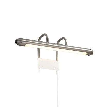 Nova of California Bradley Bar Wall Light - Satin Nickel, Plug-In, On/Off Switch 301082SN