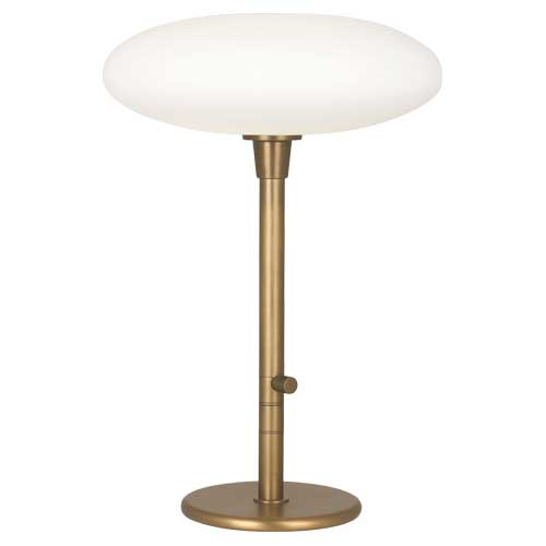 Robert Abbey  Rico Espinet Rico Espinet Ovo Table Lamp in Aged Brass Finish B2044