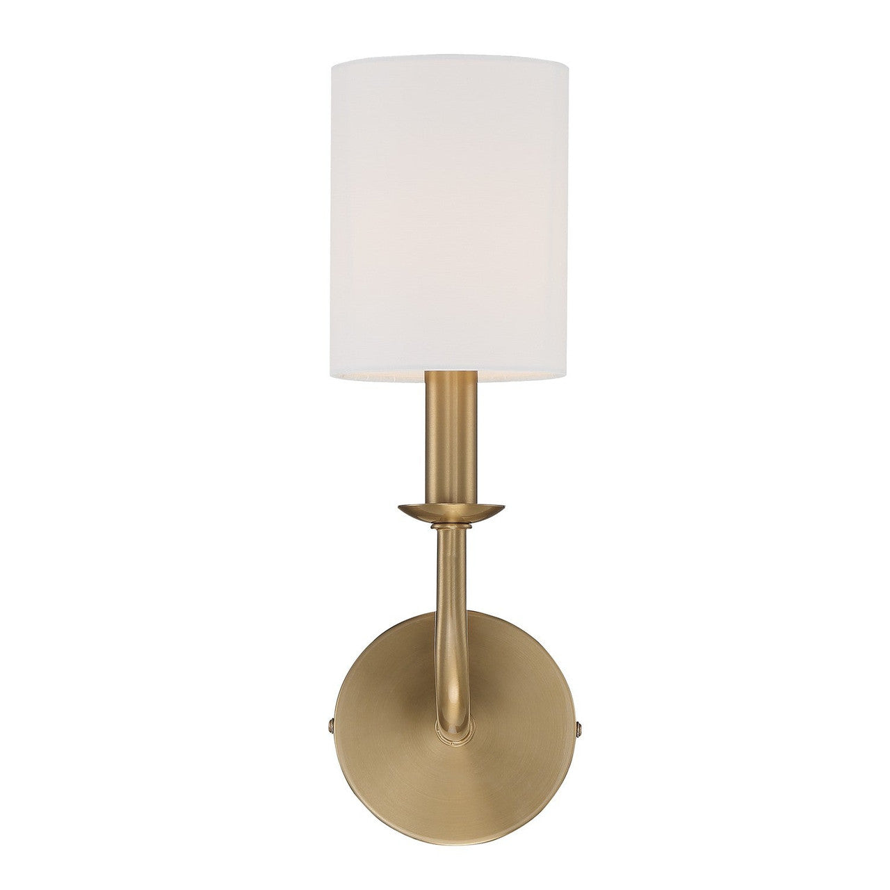 Crystorama Bailey 1 Light Aged Brass Wall Mount BAI-A2101-AG