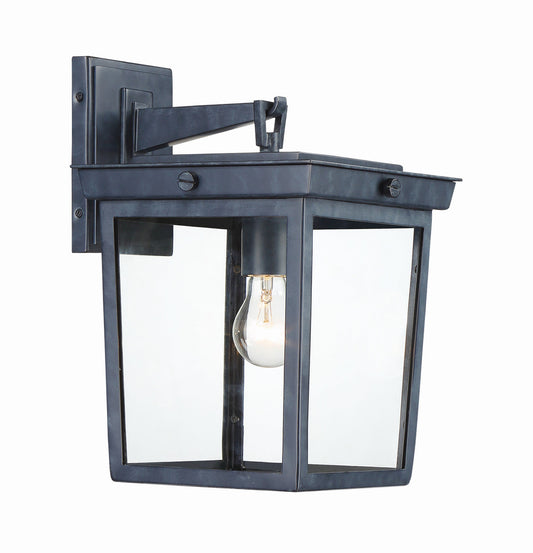 Crystorama Belmont 1 Light Graphite Outdoor Wall Mount BEL-A8062-GE