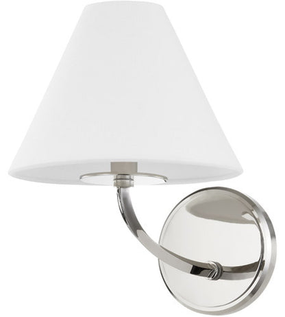 Hudson Valley Lighting Stacey 1 Light Wall Sconce in Polished Nickel BKO900-PN