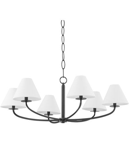 Hudson Valley Lighting Stacey 6 Light Chandelier in Old Bronze BKO901-OB