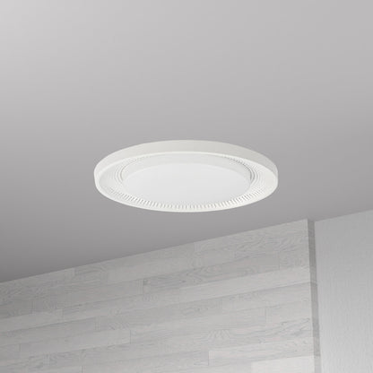 Dainolite 30W Flush Mount Matte White with White Acrylic Diffuser BLL-1730LEDFH-MW