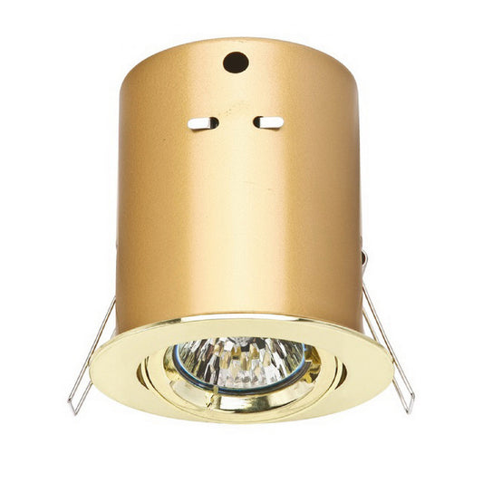 CAL Lighting Mr-16,12V, 50W, Bo-601 With Housing Plated Brass BO-201-PB