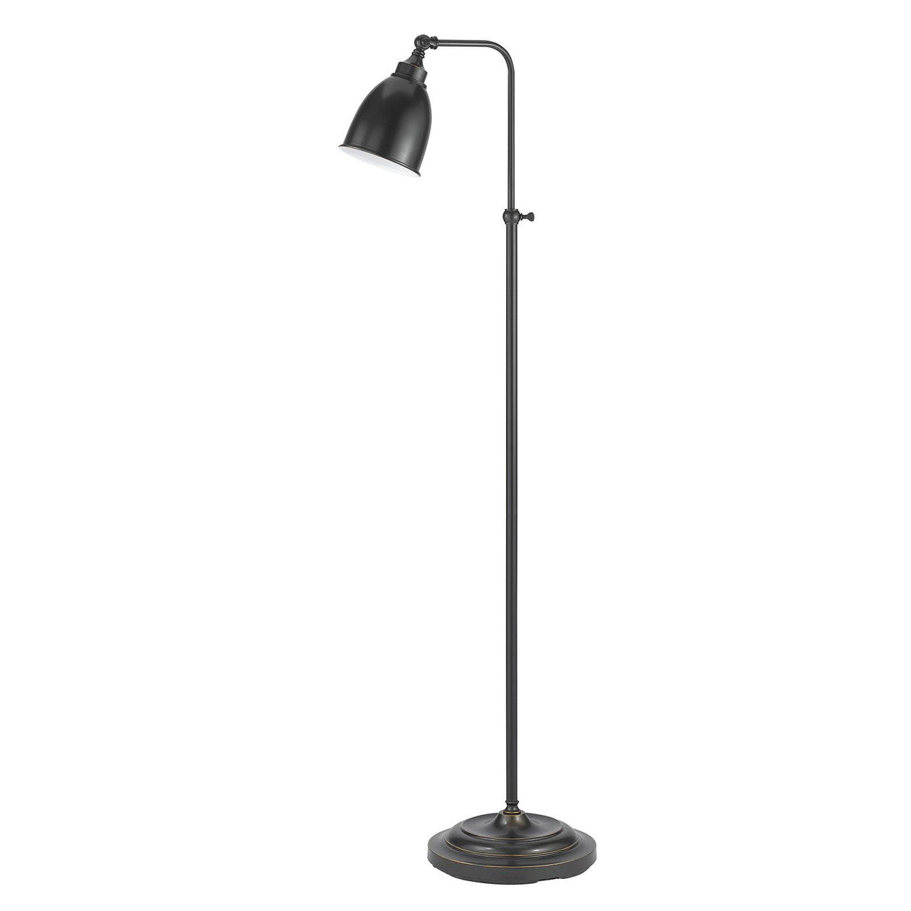 CAL Lighting 60W Pharmacy Floor Lamp with Adjustable Pole Dark Bronze BO-2032FL-DB