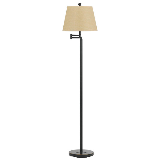 CAL Lighting 150W 3 Way Andros Metal Swing Arm Floor Lamp Dark Bronze BO-2077SWFL-DB