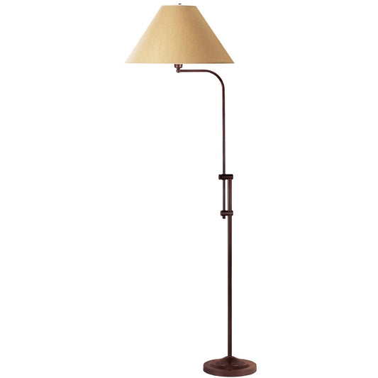 CAL Lighting 150W 3 Way Floor Lamp with Adjustable Pole Rust BO-216-RU