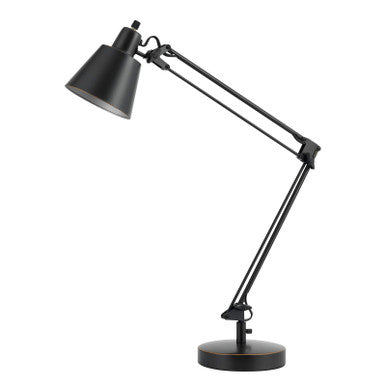 CAL Lighting 60W Udbina Desk Lamp With Adjustable Arms Dark Bronze BO-2165TB-DB