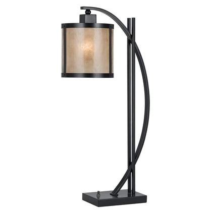 CAL Lighting 60W Mica Table Lamp Iron BO-2320TB