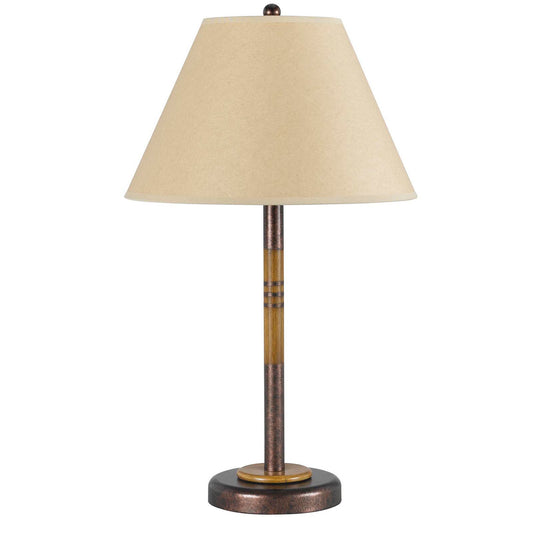 CAL Lighting 100W Soho Metal Table Lamp Rust BO-234TB-RU