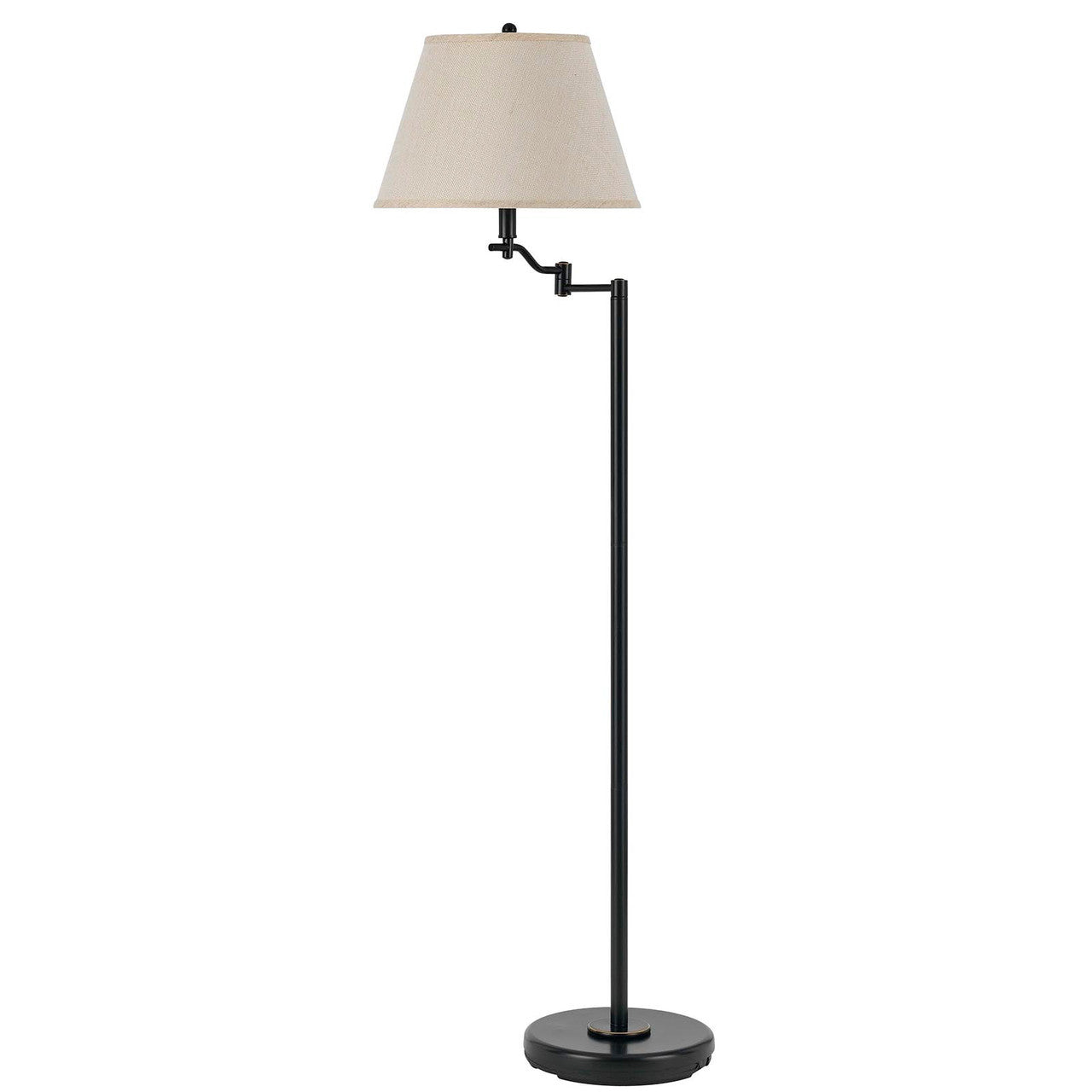 CAL Lighting 150W 3 Way Dana Swing Arm Floor Lamp Dark Bronze BO-2350FL-DB