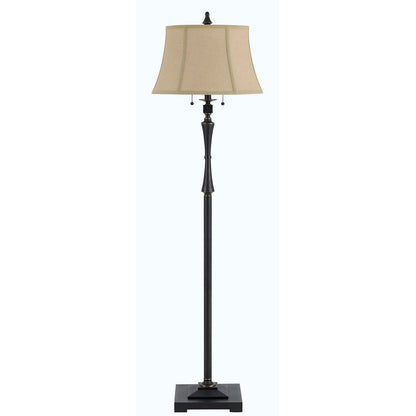 CAL Lighting 60W X 2 Madison Club Floor Lamp Oil Rubbed Bronze BO-2443FL