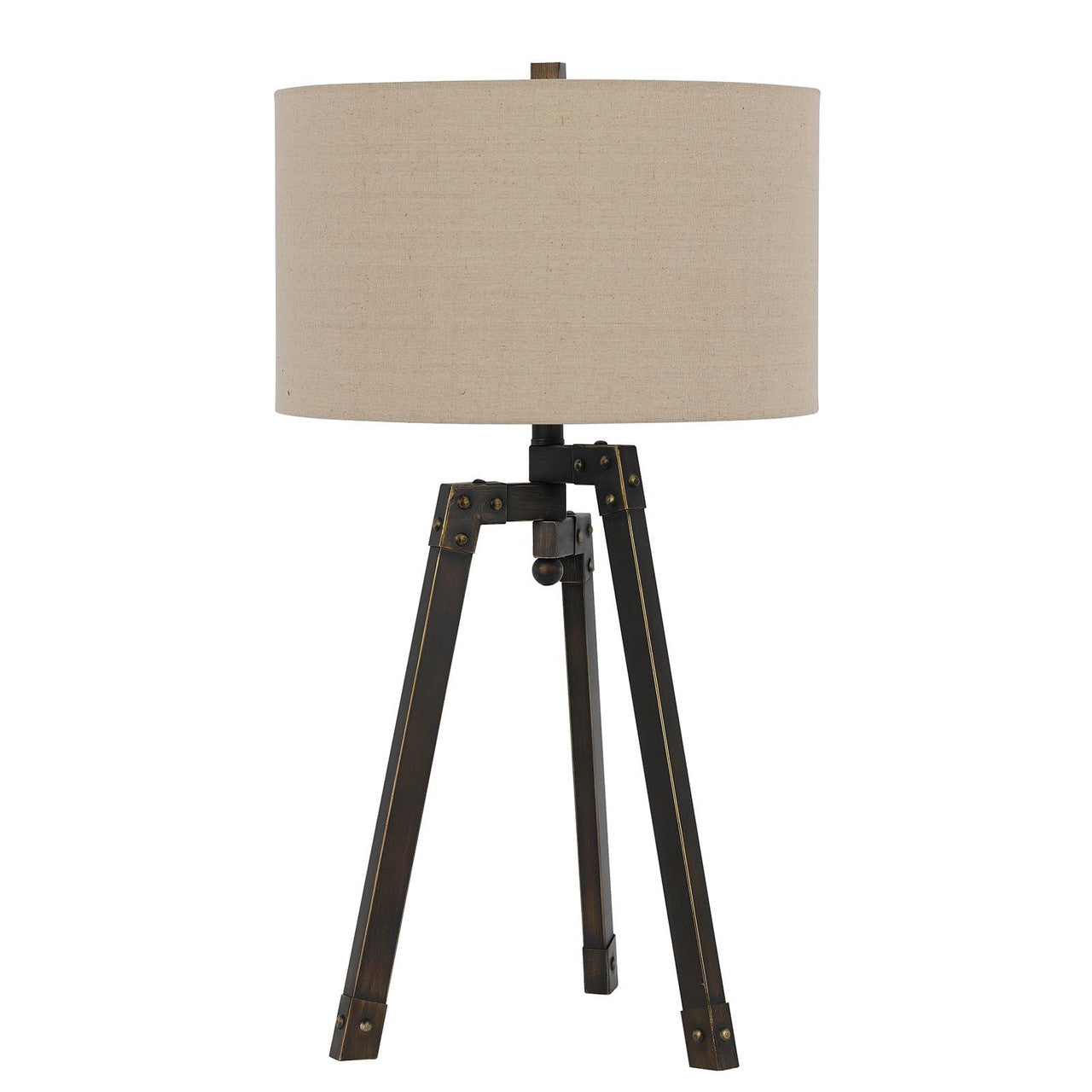 CAL Lighting 150W Tripod Table Lamp Iron BO-2626TB