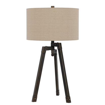 CAL Lighting 150W Tripod Table Lamp Iron BO-2626TB