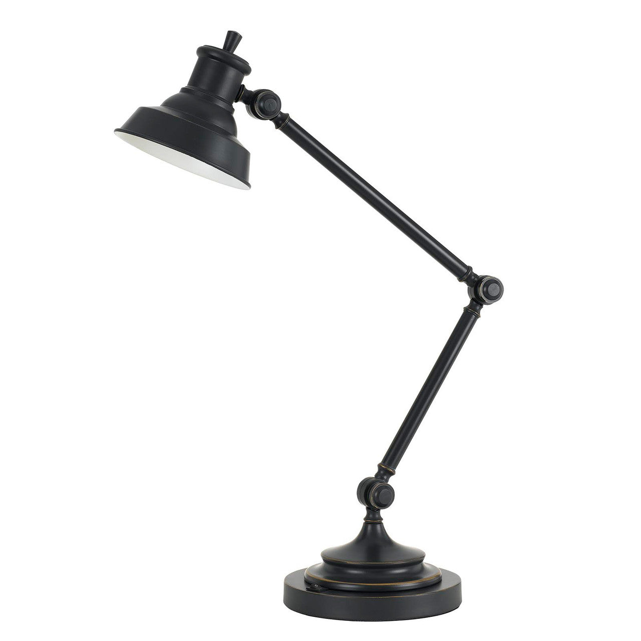 CAL Lighting LED Desk Lamp,7W, 3000K, 600Lumen Dark Bronze BO-2666DK