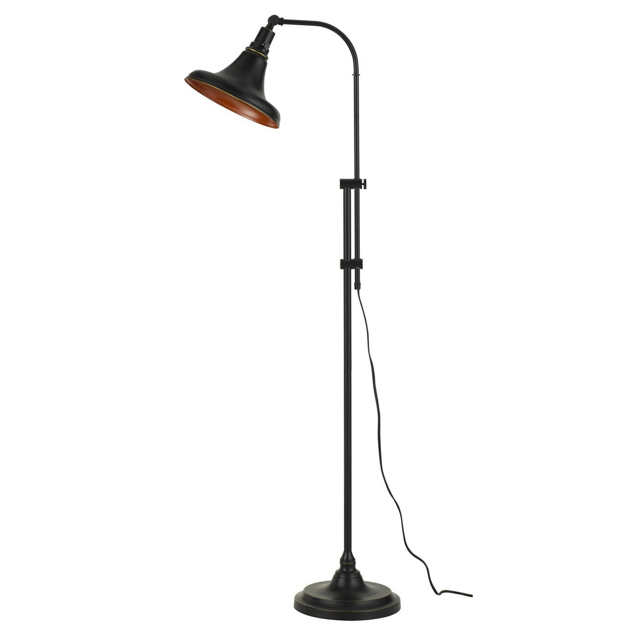 CAL Lighting 60W Taranto Metal Adjustable Floor Lamp Dark Bronze BO-2788FL-DB