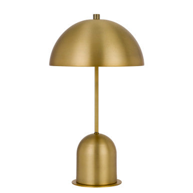 CAL Lighting 40W Peppa metal accent lamp with on off touch sensor switch Antique Brass BO-2978DK-AB