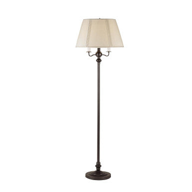 CAL Lighting 6 Way Metal Floor Lamp Dark Bronze BO-315-DB