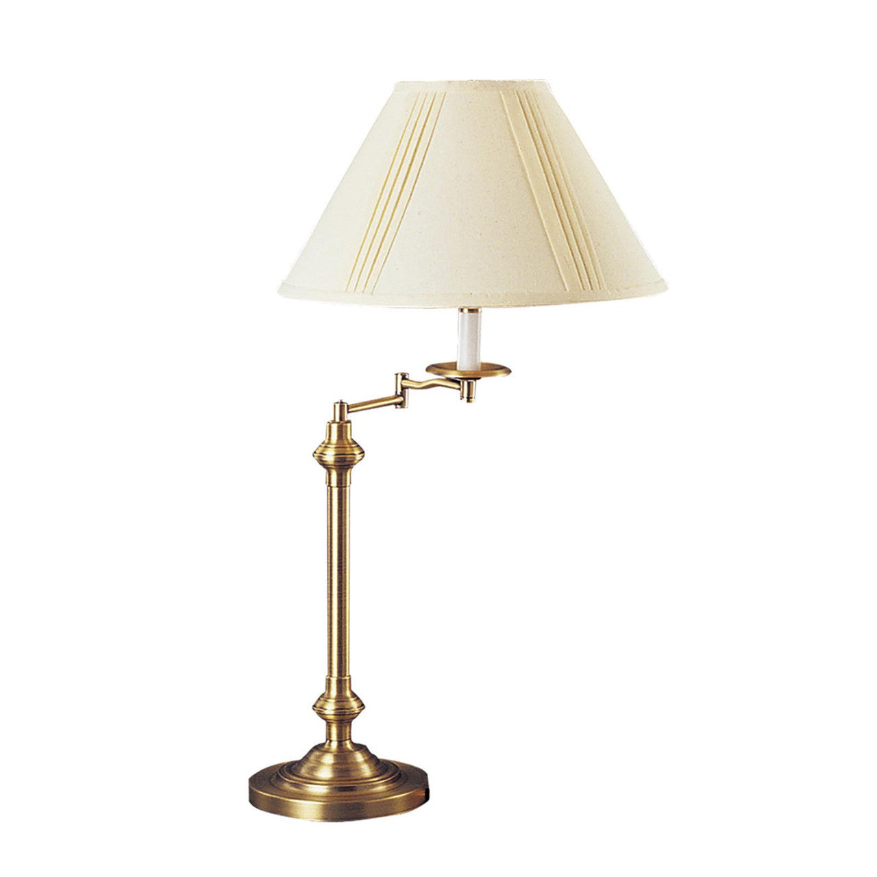 CAL Lighting 150W 3 Way Swing Arm Table Lamp Antique Bronze BO-342-AB