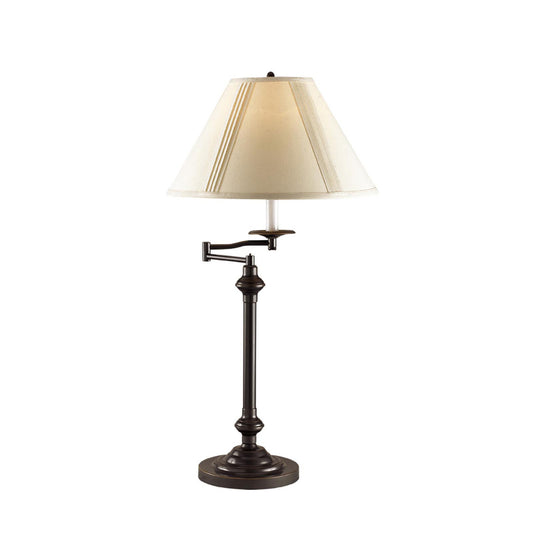 CAL Lighting 150W 3 Way Swing Arm Table Lamp Dark Bronze BO-342-DB