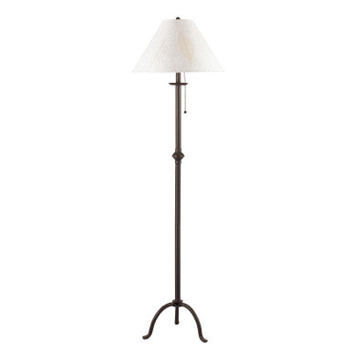 CAL Lighting 100W Iron Floor Lamp W/Pull Chain Black BO-903FL