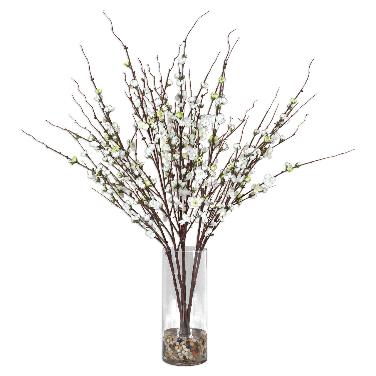 Uttermost Quince Blossoms Silk Centerpiece 60128