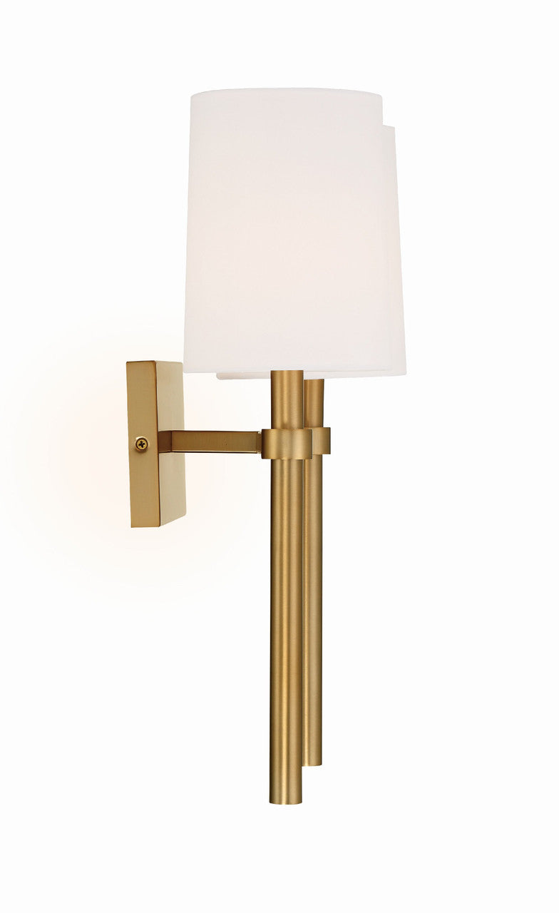 Crystorama Bromley 2 Light Vibrant Gold Wall Mount BRO-452-VG