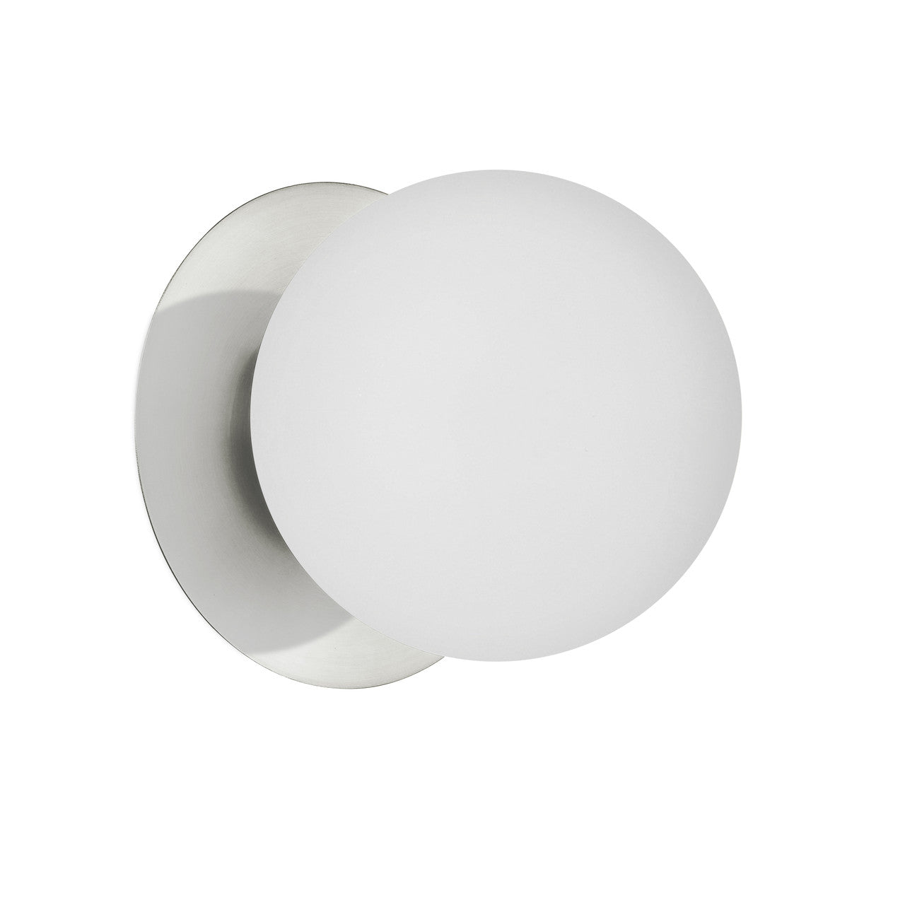 Dainolite 1 Light Incandescent Wall Sconce, Polished Chrome with White Glass BUR-51W-PC-WH