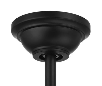 Craftmade Ceiling Fan 18" Bellows III Indoor/Outdoor (Damp) in Flat Black w/ Flat Black Blades BW321FB3