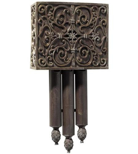 Craftmade Westminster Carved Short Chime in Hand Painted Renaissance Crackle in Renaissance Crackle CA3-RC