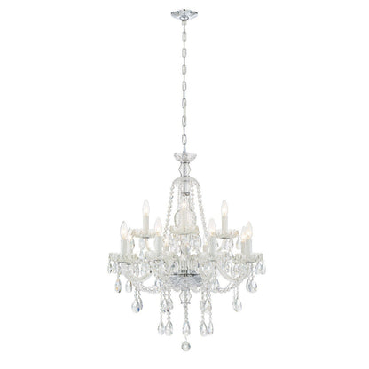 Crystorama Candace 12 Light Polished Chrome Chandelier CAN-A1312-CH-CL-MWP