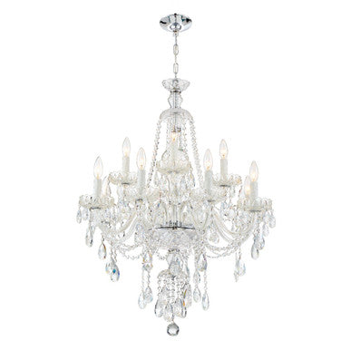 Crystorama Candace 12 Light Polished Chrome Chandelier CAN-A1312-CH-CL-MWP