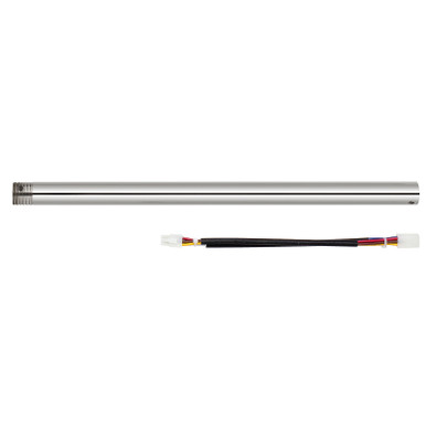 CAL Lighting 18" extension Rod for CF-1001 Brushed Steel CF-1001-ROD-18