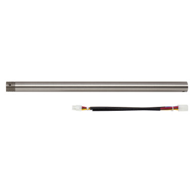 CAL Lighting 18" extension Rod for CF-1002 Brushed Steel CF-1002-ROD-18