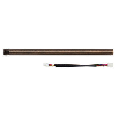 CAL Lighting 18" extension Rod for CF-1005 Bronze Patina CF-1005-ROD-18