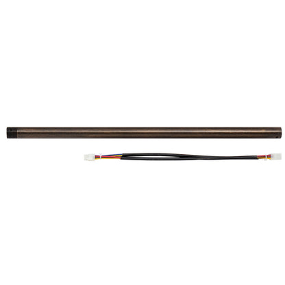 CAL Lighting 24" extension Rod for CF-1005 Bronze Patina CF-1005-ROD-24