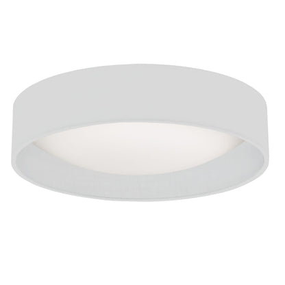 Dainolite 15" Light Flush Mount Fixture White Shade CFLD-1522-790