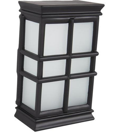 Craftmade Hand-Carved Window Pane Chime in Flat Black w/ White Glass CH1505-FB-WG