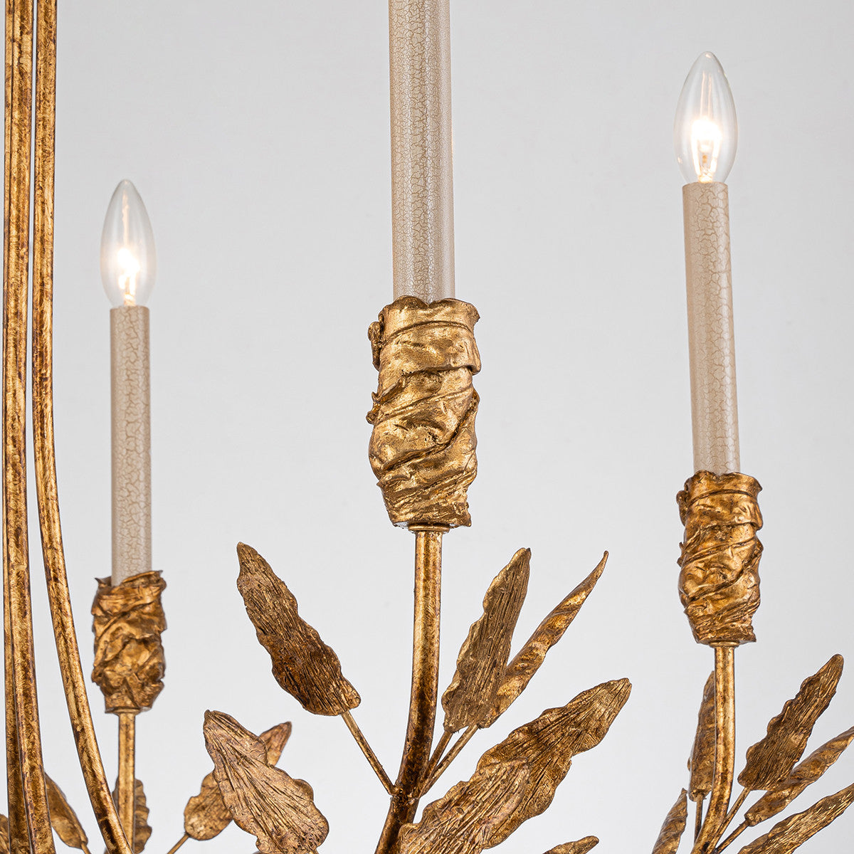 Lucas McKearn Palm d'Or 5 Light Chandelier in Gold Finish CH7407G-5