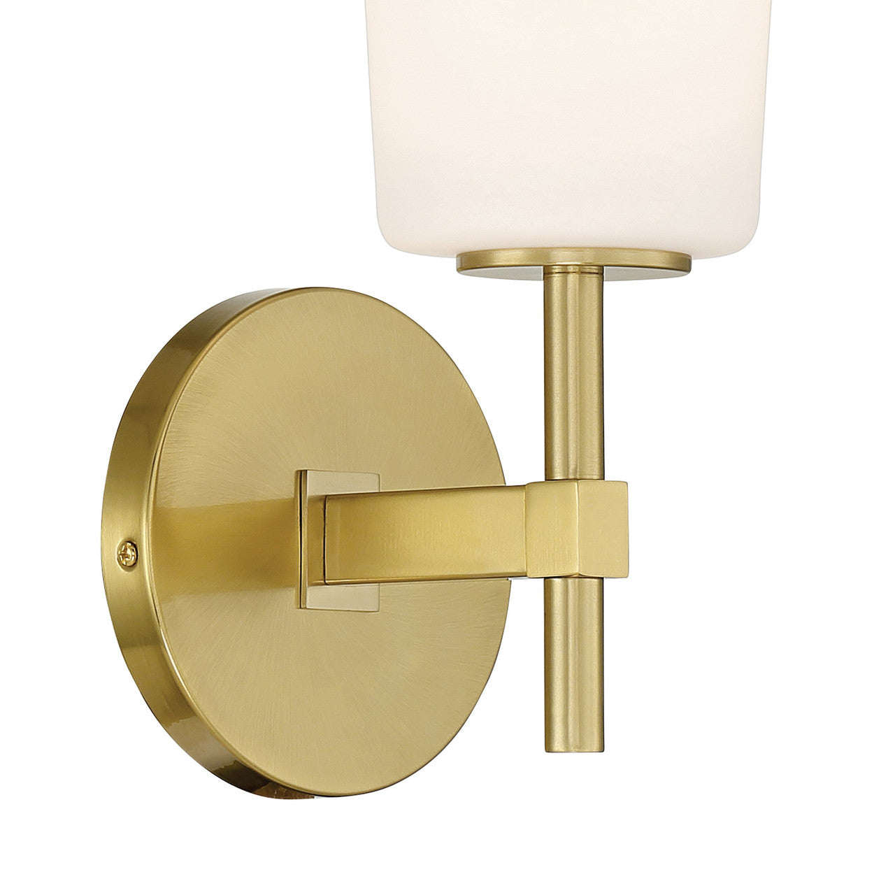 Crystorama Colton 1 Light Aged Brass Wall Mount COL-101-AG