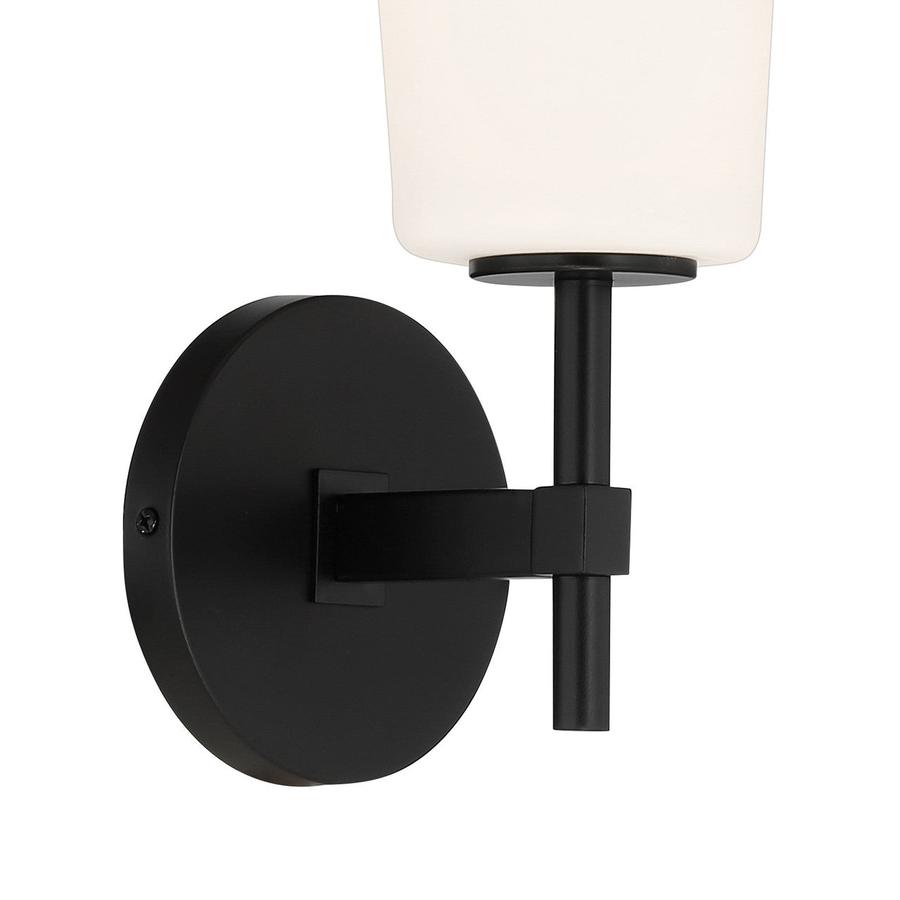 Crystorama Colton 1 Light Black Wall Mount COL-101-BK