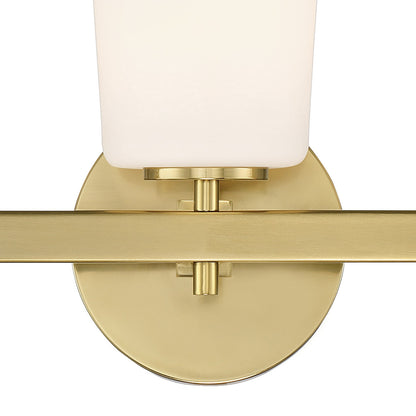 Crystorama Colton 3 Light Aged Brass Wall Mount COL-103-AG