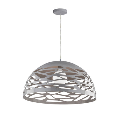 Dainolite 1 Light Pendant, Millstone Finish COR-161P-MN