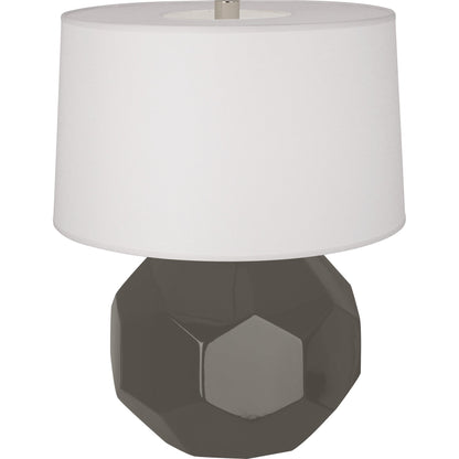 Robert Abbey  Ash Franklin Table Lamp in Ash Glazed Ceramic CR01