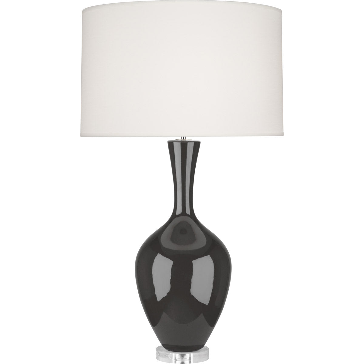 Robert Abbey  Ash Audrey Table Lamp in Ash Glazed Ceramic CR980